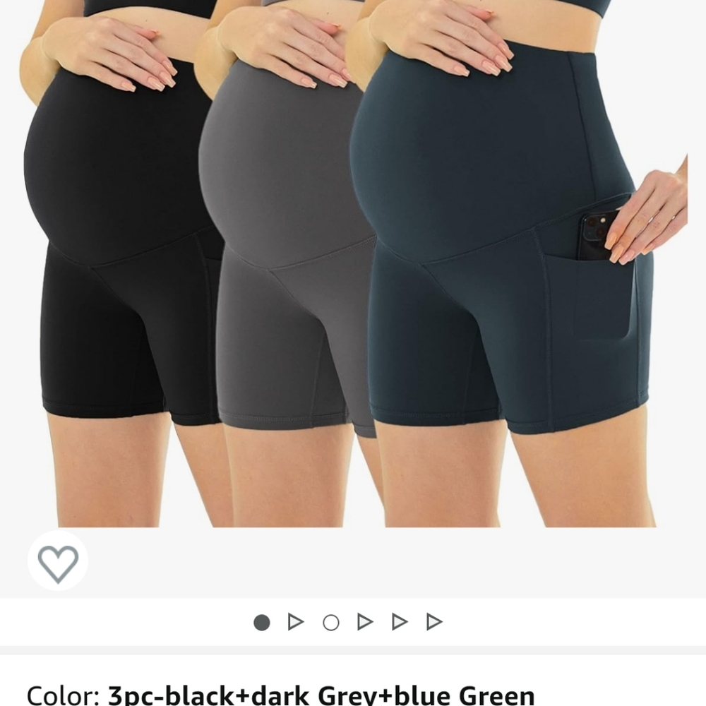 (7 pair)Maternity Bike Shorts XL